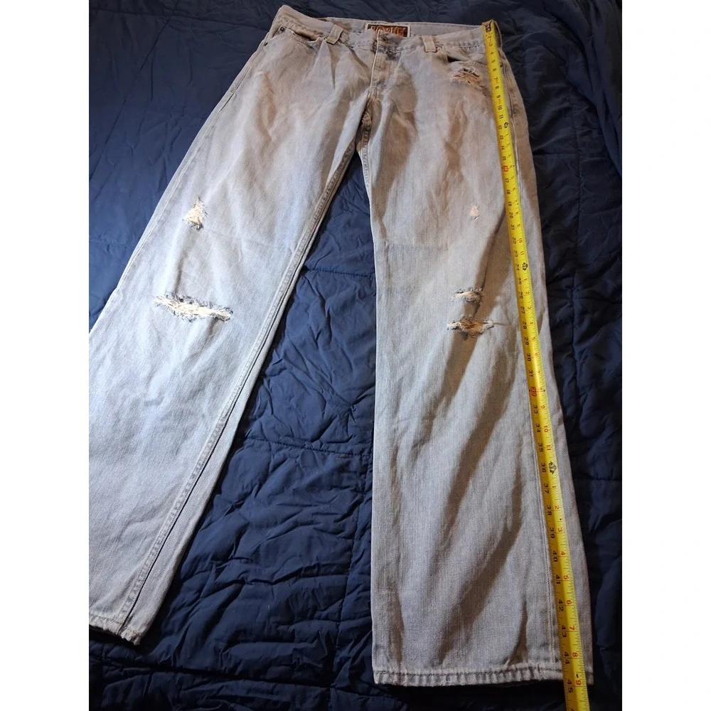 Vintage Levi's Jeans Mens 36 Blue‎ Denim Cotton 549 Low Loose 36 X 36